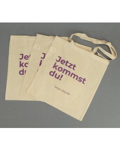 Boys'Day-Tasche | 50 Stück, naturweiß, mit Schriftzug