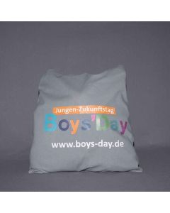 Boys'Day-Tasche | 10 Stück, grau mit Logo