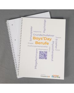 Boys'Day-Collegeblock | 10 Stück | Boys'Day-Berufe