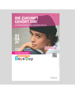 Boys'Day-Plakat 2025 | A3 beschreibbar