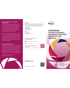 Flyer Metavorhaben "Innovative Frauen im Fokus"