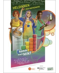 Heldinnen der Mathematik Plakat  |  DIN A 1