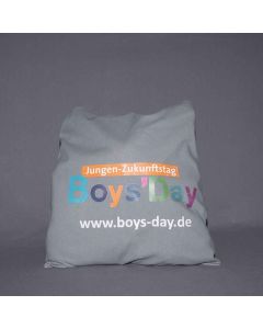 Boys'Day-Tasche | 50 Stück, grau mit Logo