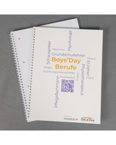Boys'Day-Collegeblock | 50 Stück | Boys'Day-Berufe