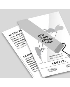 SW-Version: Girls'Day/Boys'Day kompakt - Infos für Lehrkräfte
