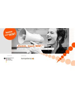 Komm, mach MINT. |  Infoflyer für MultiplikatorInnen 